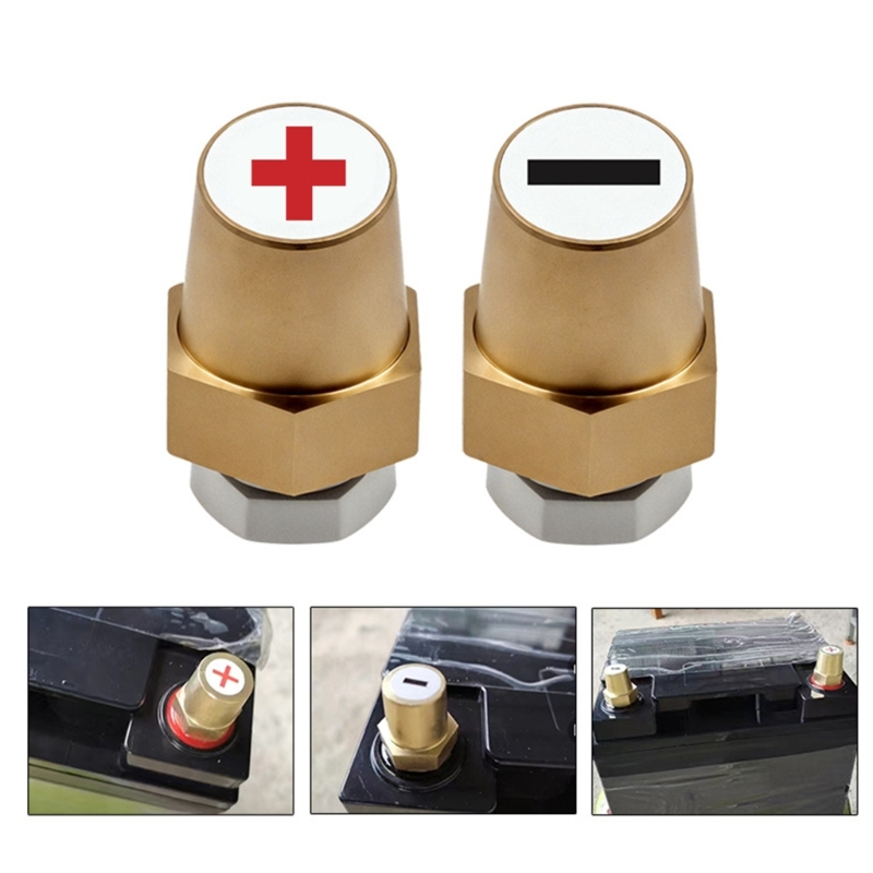 Battery Terminal Clamps Quick Release Brass - 1 คู่ QUICK RELEASE 12V 24V