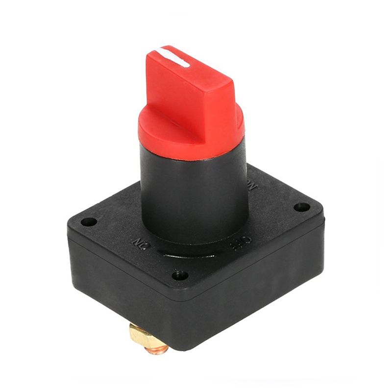Battery Disconnect Switch Master Cut Off - สวิตช์ตัดวงจรแบบหมุน 300A สำหรับแบตเตอรี่ ใช้งานได้กับเรือเดินทะเล เรือยอชท์ รถยนต์