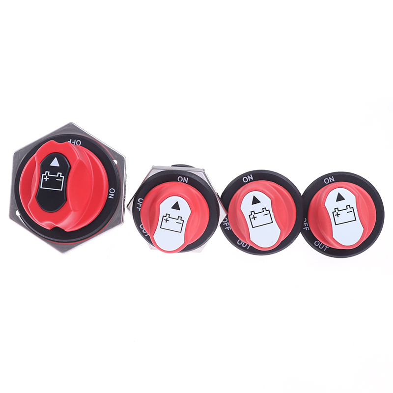Battery Disconnect Switch Master Cut Off - สวิตช์ตัดแบตเตอรี่แบบหมุน 12V-32V 300A สำหรับรถยนต์ แบบเปิด/ปิด