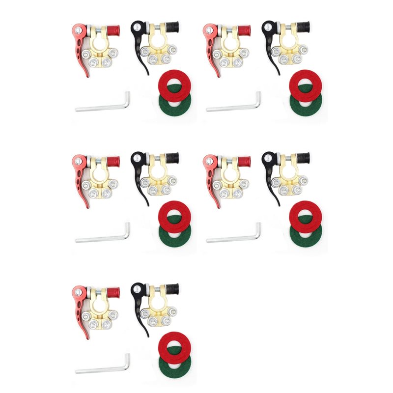 Battery Terminal Clamps Quick Release Brass - ขั้วต่อแบตเตอรี่รถยนต์ M49K-10X 12V 24V แบบปลดเร็ว ขั้วต่อแบตเตอรี่แบบตัดการเชื่อมต่อ