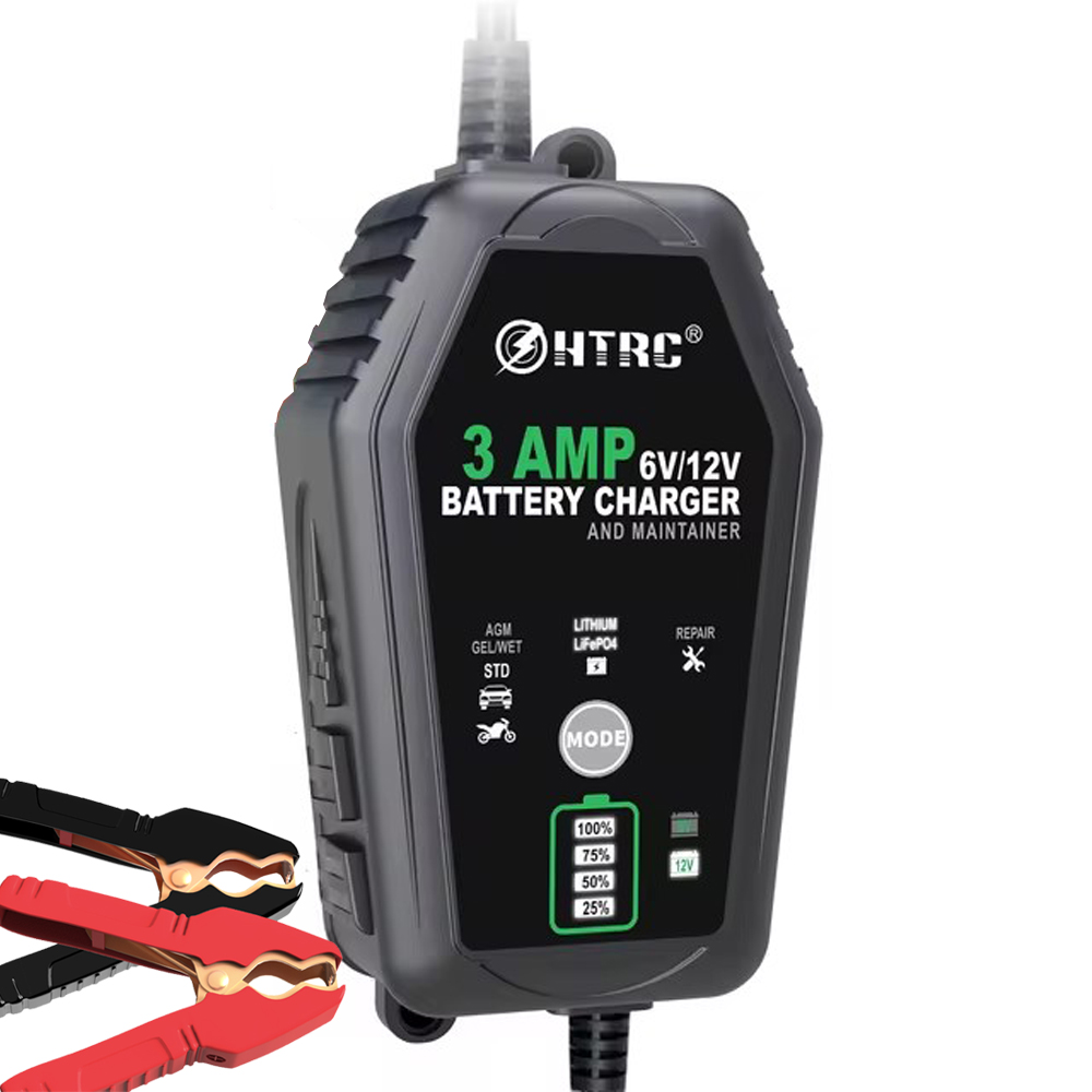 Lifepo4 Battery Charger Smart Automatic - HTRC 6V 12V 3A สมาร์ทแบตเตอรี่เครื่องชาร์จสําหรับ Trickle