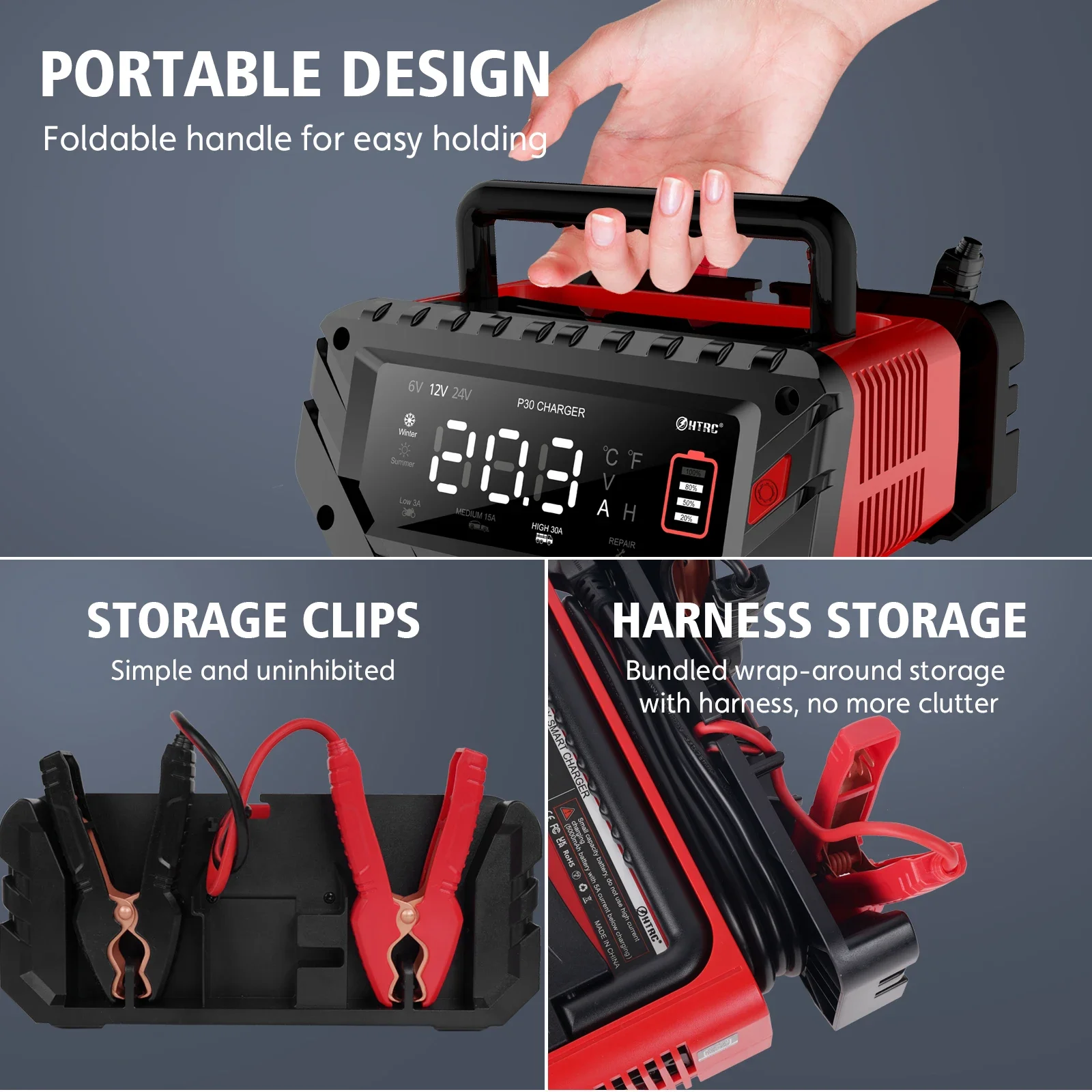 เครื่องชาร์จแบตเตอรี่รถยนต์ระบ - Lifepo4 Battery Charger Smart Automatic บทวิจารณ์และราคา