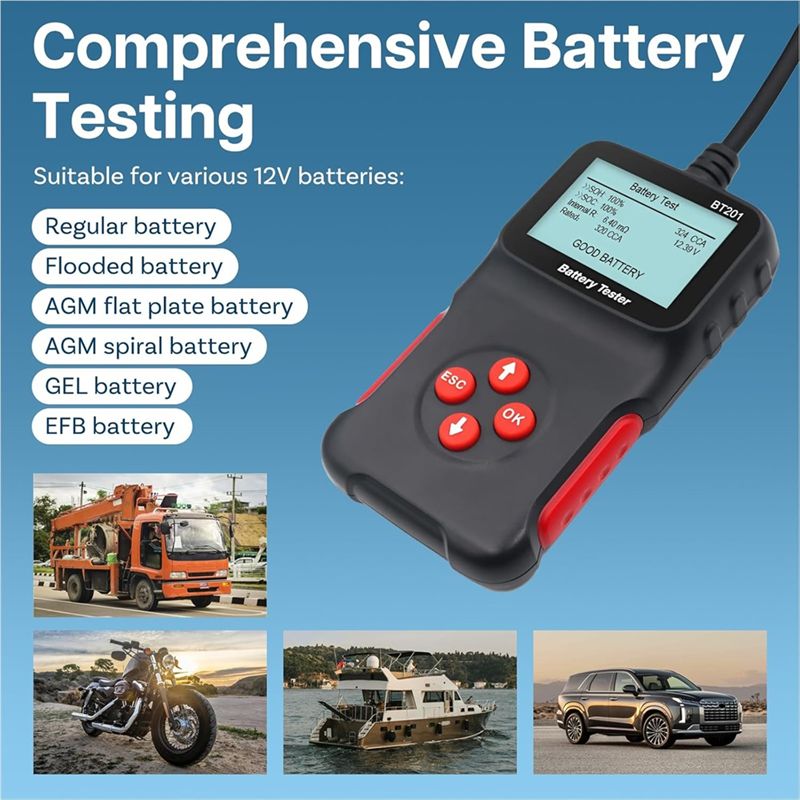 AA94 – เครื่องทดสอบแบตเตอรี่รถ - Alternator Tester Digital Diagnostic Tool บทวิจารณ์และราคา