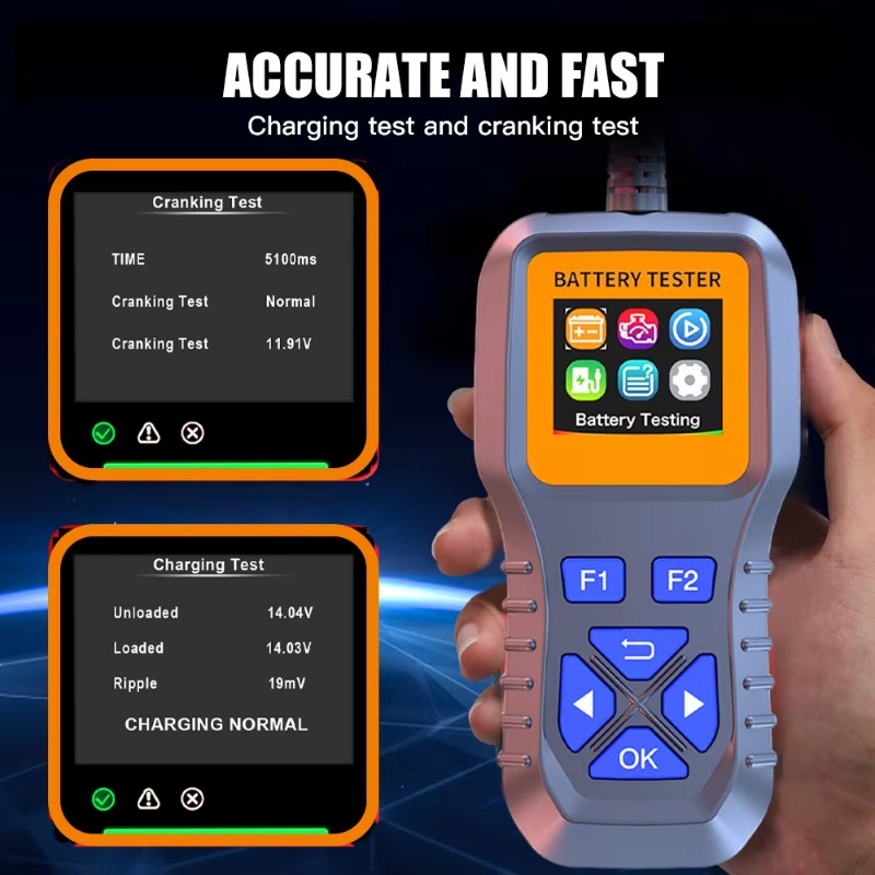 เครื่องทดสอบแบตเตอรี่รถยนต์ K1 - Alternator Tester Digital Diagnostic Tool บทวิจารณ์และราคา
