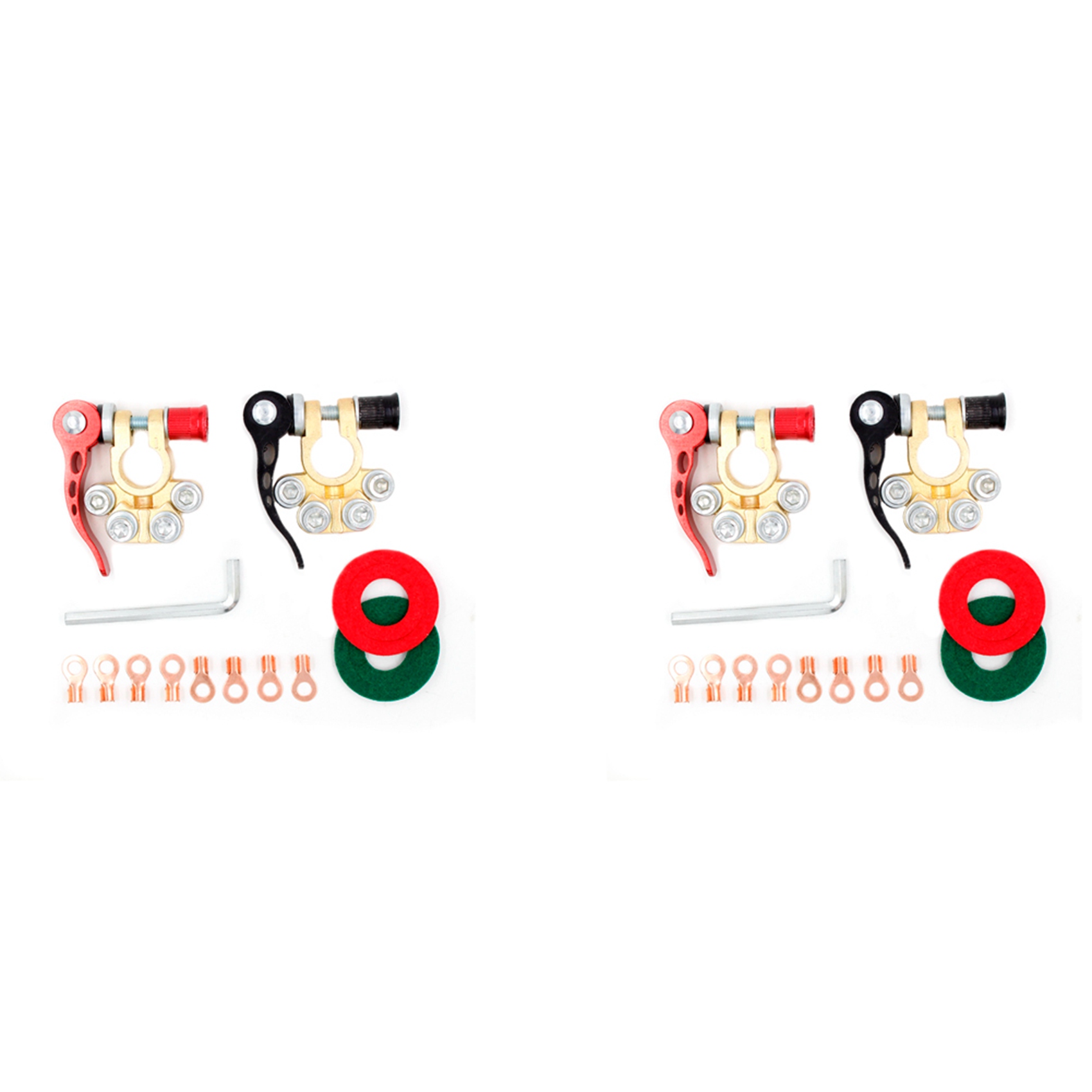 ขั้วต่อแบตเตอรี่แบบปลดเร็ว Cla - Battery Terminal Clamps Quick Release Brass บทวิจารณ์และราคา