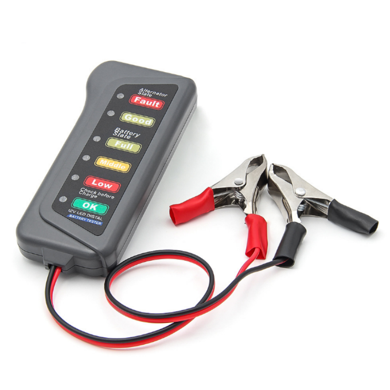 Mini 12V รถเครื่องทดสอบแบตเตอร - Alternator Tester Digital Diagnostic Tool บทวิจารณ์และราคา