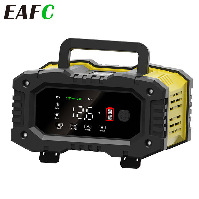 Eafc ที่ชาร์จกระบอกบดพริกไทยเต - Smart Car Battery Charger 12V 24V 20A บทวิจารณ์และราคา