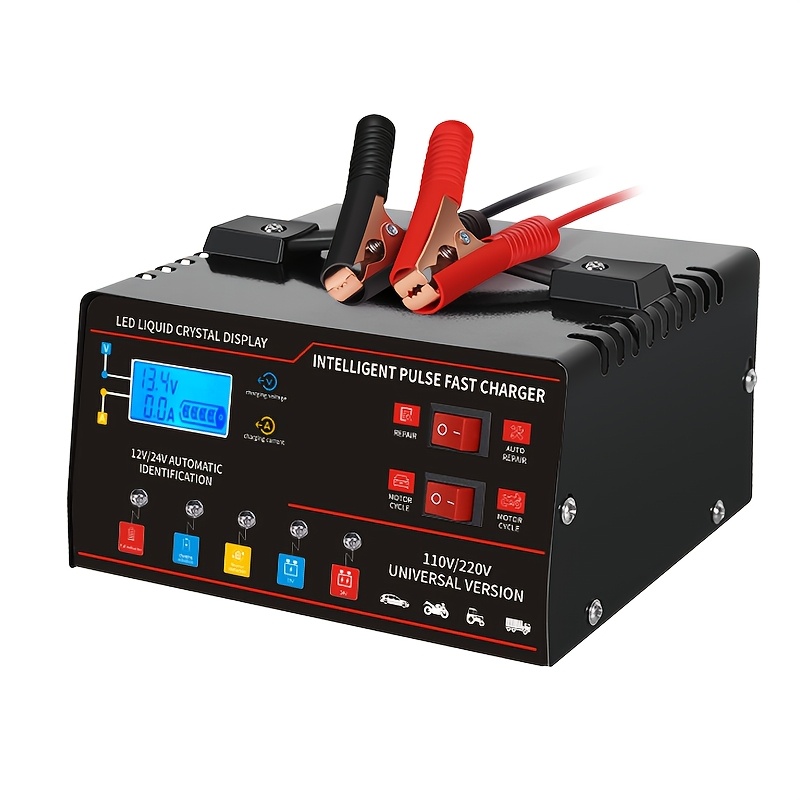 เครื่องชาร์จแบตเตอรี่อัจฉริยะ  - Lead Acid Battery Pulse Repair Desulfator บทวิจารณ์และราคา