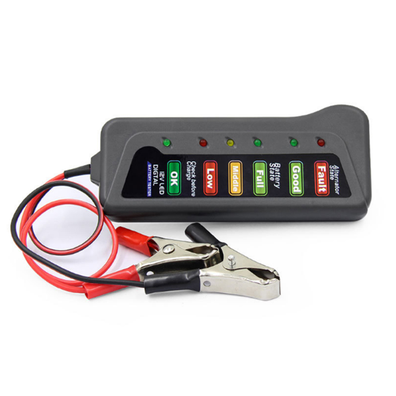 เครื่องทดสอบแบตเตอรี่รถยนต์12V - Alternator Tester Digital Diagnostic Tool บทวิจารณ์และราคา