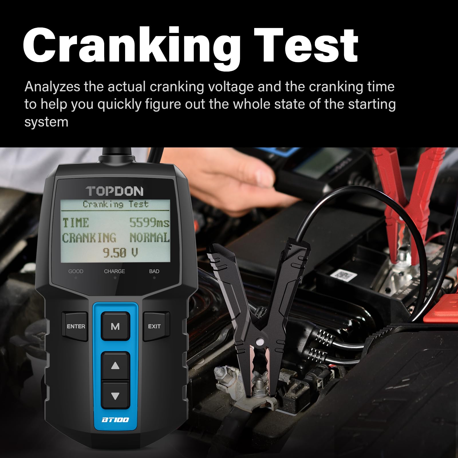 เครื่องวิเคราะห์แบตเตอรี่ดิจิต - Car Battery Load Tester Digital Cranking บทวิจารณ์และราคา