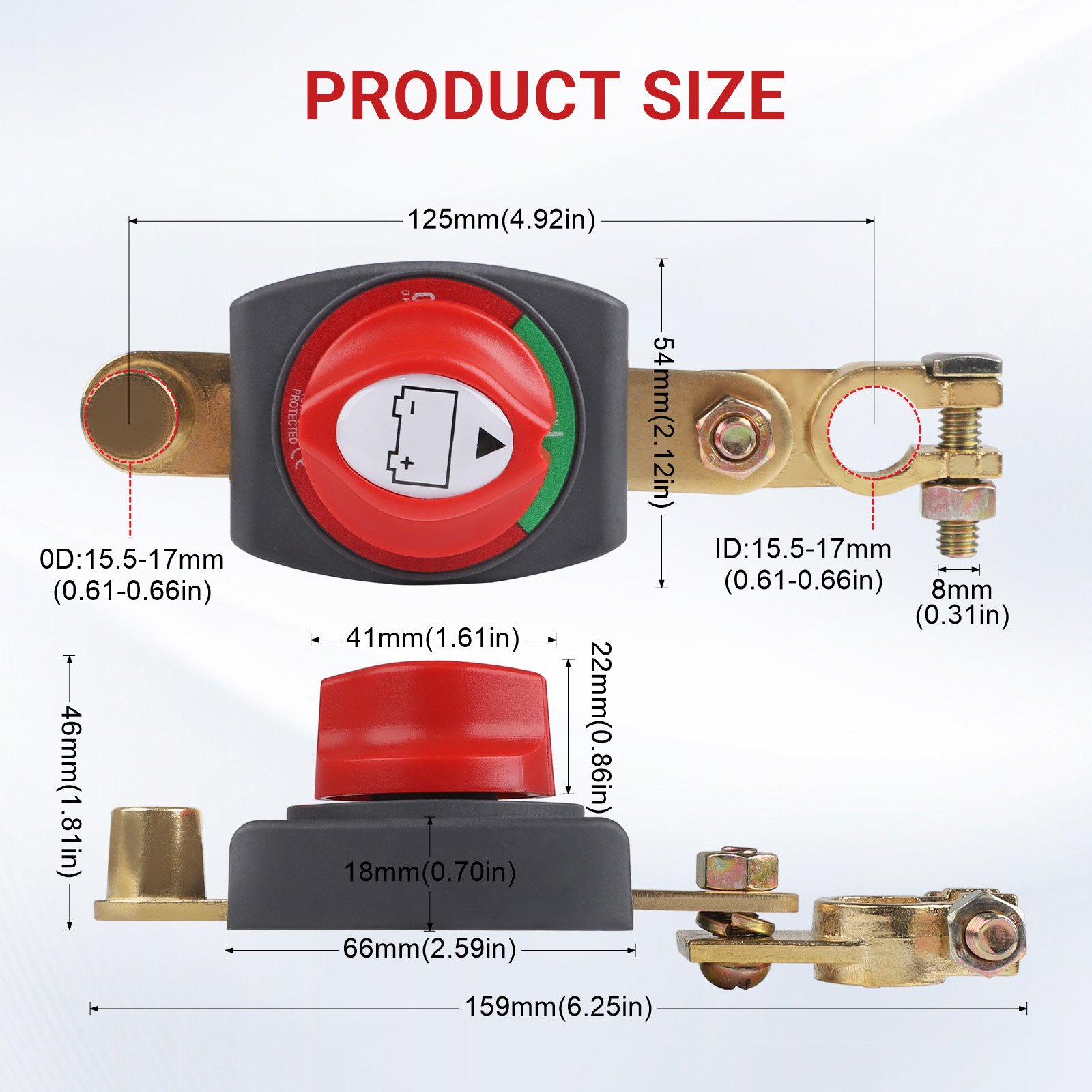 สวิตช์ตัดไฟแบบหมุน CNSPEED 12V - Battery Disconnect Switch Master Cut Off บทวิจารณ์และราคา