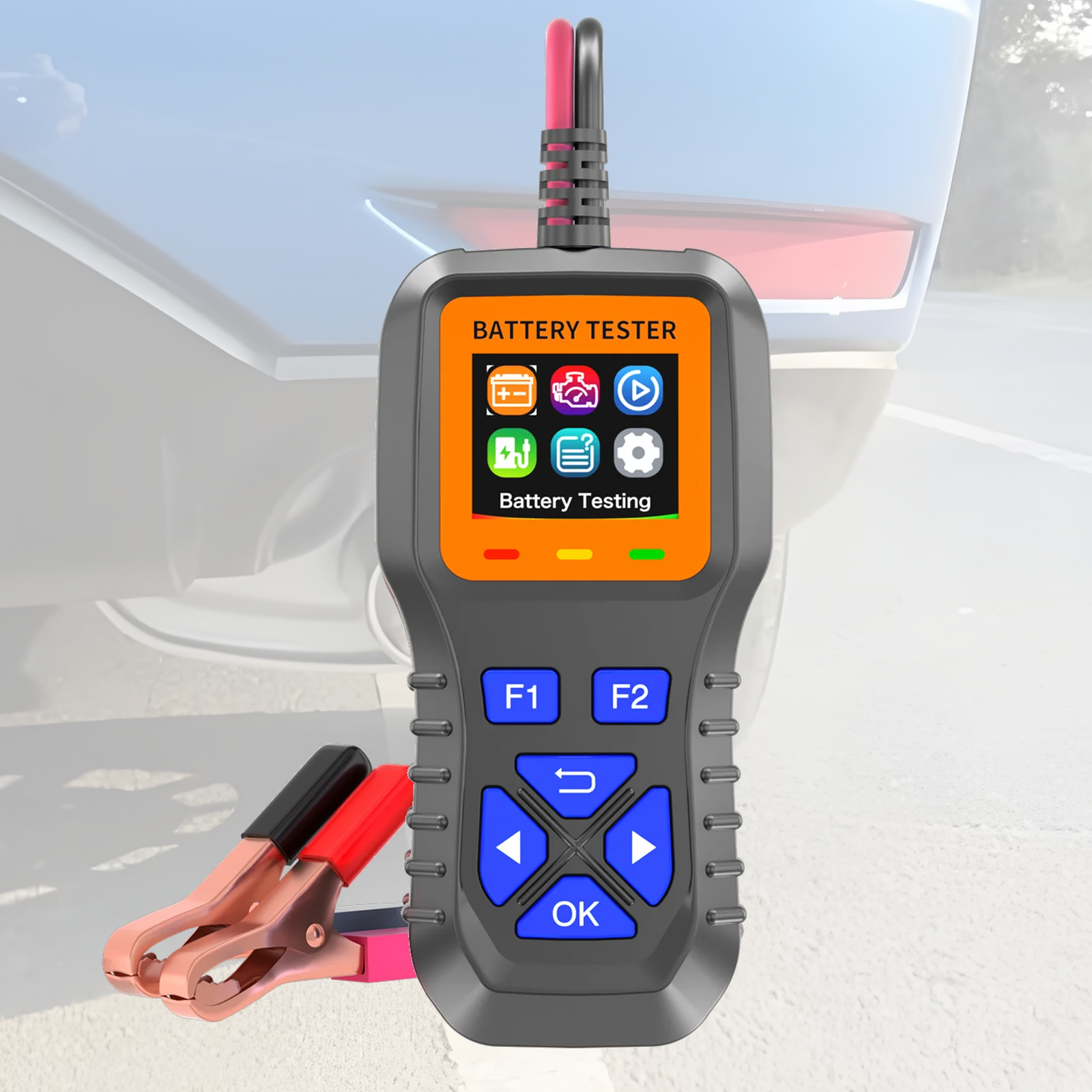 เครื่องทดสอบแบตเตอรี่รถยนต์ 12 - Alternator Tester Digital Diagnostic Tool บทวิจารณ์และราคา