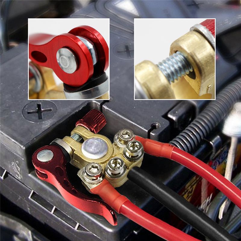 ขั้วต่อแบตเตอรี่แบบปลดเร็ว 2 ช - Battery Terminal Clamps Quick Release Brass บทวิจารณ์และราคา