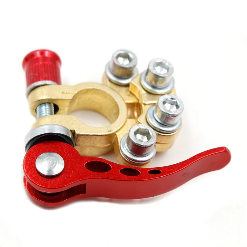 ขั้วต่อแบตเตอรี่แบบปลดเร็ว 2 ช - Battery Terminal Clamps Quick Release Brass บทวิจารณ์และราคา
