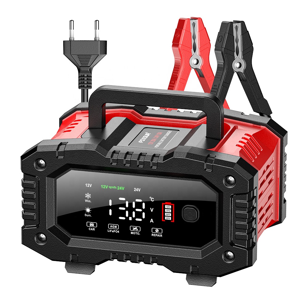 เครื่องชาร์จแบตเตอรี่อัจฉริยะอ - Smart Car Battery Charger 12V 24V 20A บทวิจารณ์และราคา