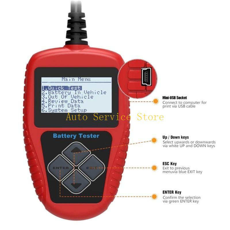 462A รถจักรยานยนต์-เครื่องตรวจ - Alternator Tester Digital Diagnostic Tool บทวิจารณ์และราคา