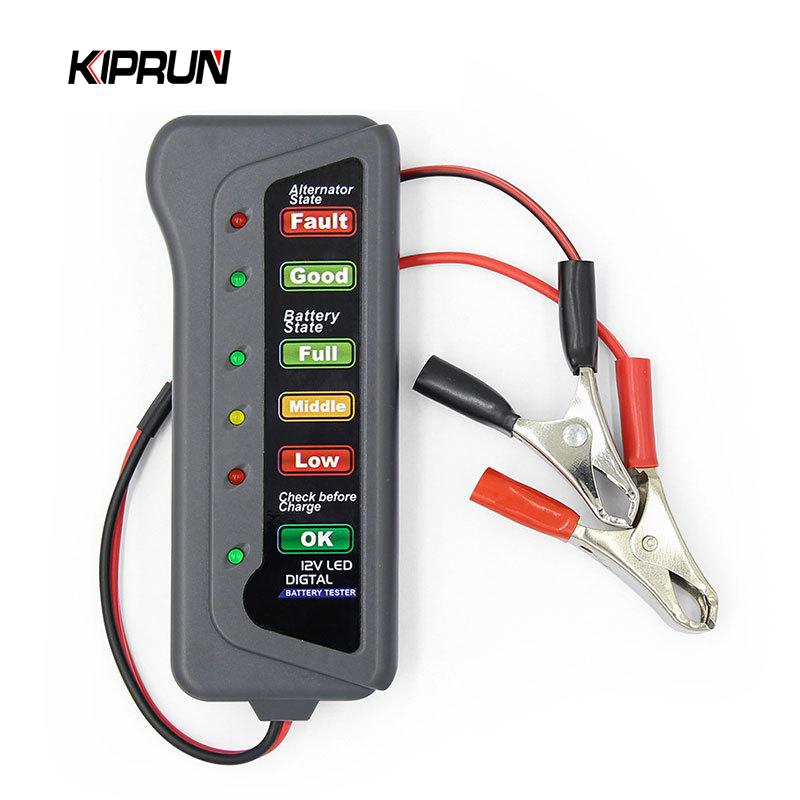 เครื่องทดสอบแบตเตอรี่รถยนต์ขนา - Alternator Tester Digital Diagnostic Tool บทวิจารณ์และราคา