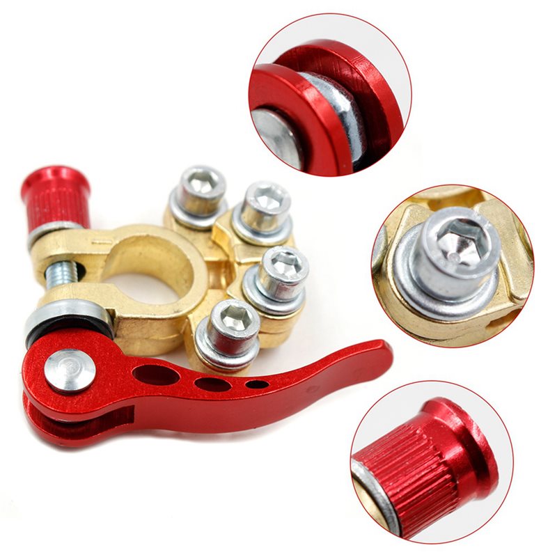 ขั้วต่อแบตเตอรี่รถยนต์ M49K-10 - Battery Terminal Clamps Quick Release Brass บทวิจารณ์และราคา
