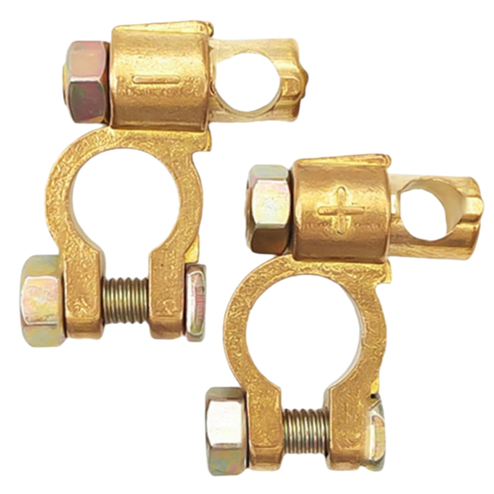 ขั้วต่อแบตเตอรี่แบบปลดเร็ว 12V - Battery Terminal Clamps Quick Release Brass บทวิจารณ์และราคา