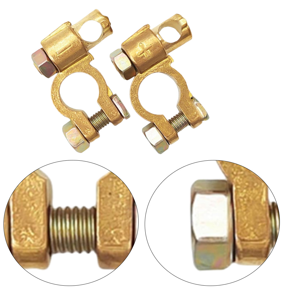ขั้วต่อแบตเตอรี่แบบปลดเร็ว 12V - Battery Terminal Clamps Quick Release Brass บทวิจารณ์และราคา