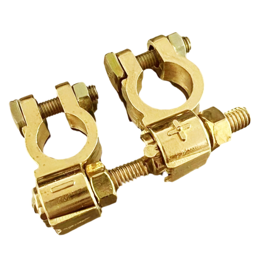 ขั้วต่อแบตเตอรี่แบบปลดเร็ว 12V - Battery Terminal Clamps Quick Release Brass บทวิจารณ์และราคา