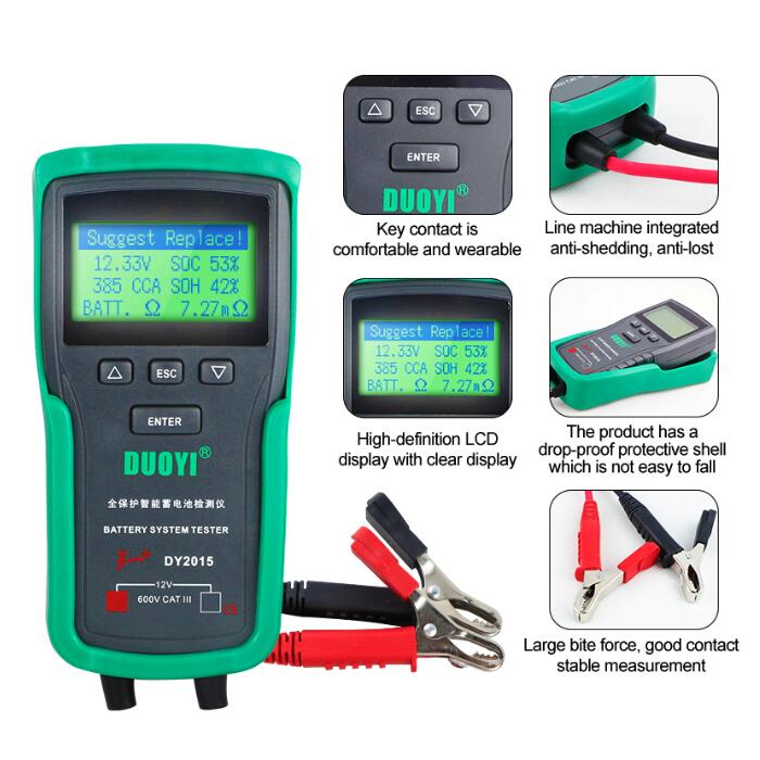 เครื่องทดสอบระบบแบตเตอรี่รถยนต - Car Battery Load Tester Digital Cranking บทวิจารณ์และราคา