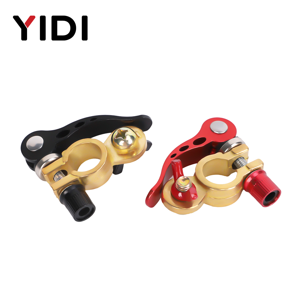 ขั้วต่อแบตเตอรี่รถยนต์แบบปลดเร - Battery Terminal Clamps Quick Release Brass บทวิจารณ์และราคา
