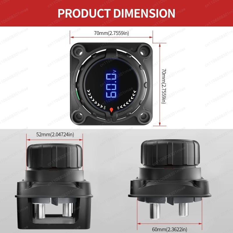 สวิตช์ตัดแบตเตอรี่แบบอัพเกรดพร - Battery Disconnect Switch Master Cut Off บทวิจารณ์และราคา